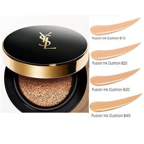 ysl fusion ink cushion foundation swatches|YSL cushion replacement.